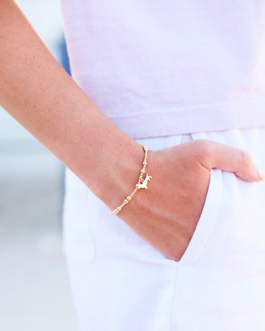 Enewton Hope Unwritten Bud Charm Bracelet - Gold The Seaside Style 