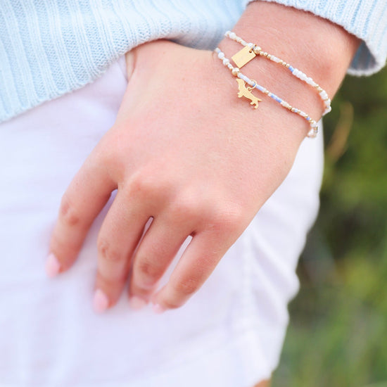 Enewton Hope Unwritten Bud Charm Bracelet - Skinny Dippin'