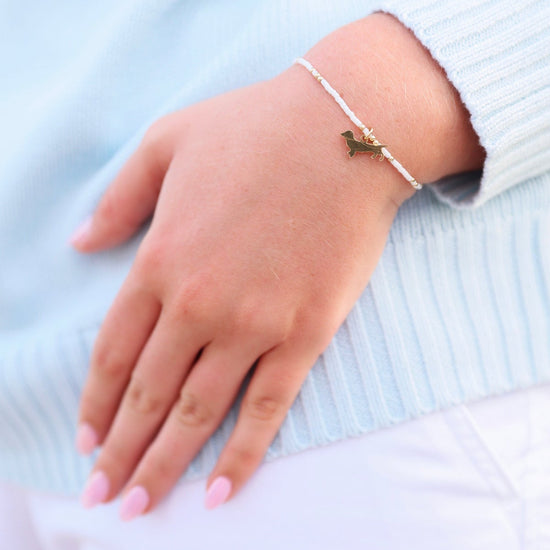 Enewton Hope Unwritten Bud Charm Bracelet - White