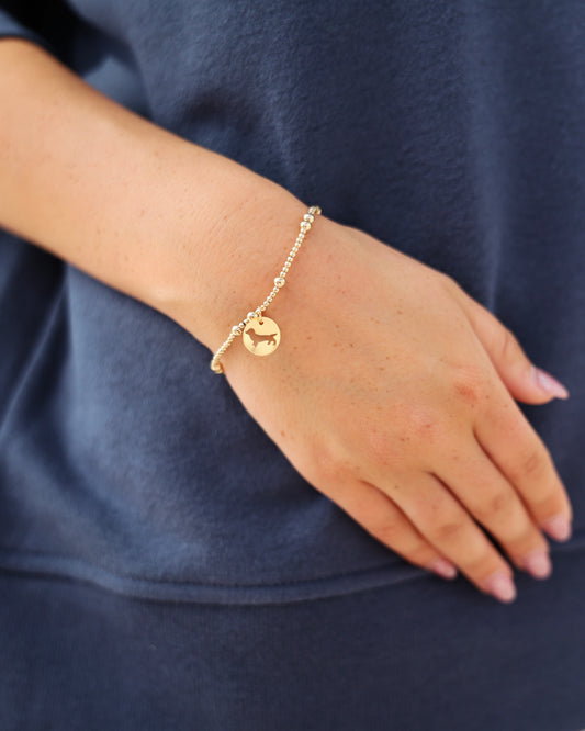 Enewton Hope Unwritten Bud the Dachshund Disc Bracelet Gold Seaside Florida 30A The Seaside Style
