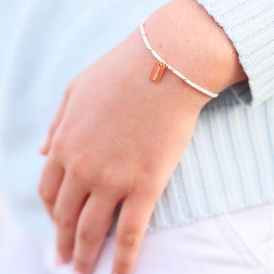 Enewton Hope Unwritten Seaside Charm Bracelet - White Seaside