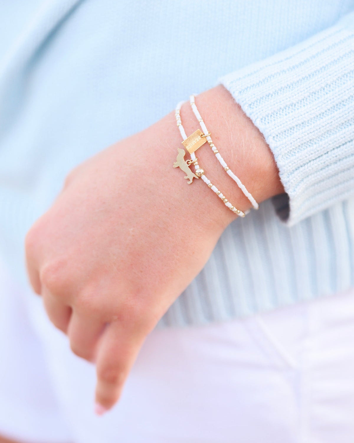 Enewton Hope Unwritten Seaside Charm Bracelet - White Stack Seaside