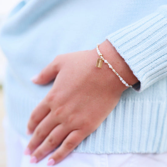 Enewton Hope Unwritten Seaside Tag Bracelet - Call Me On My Shellphone