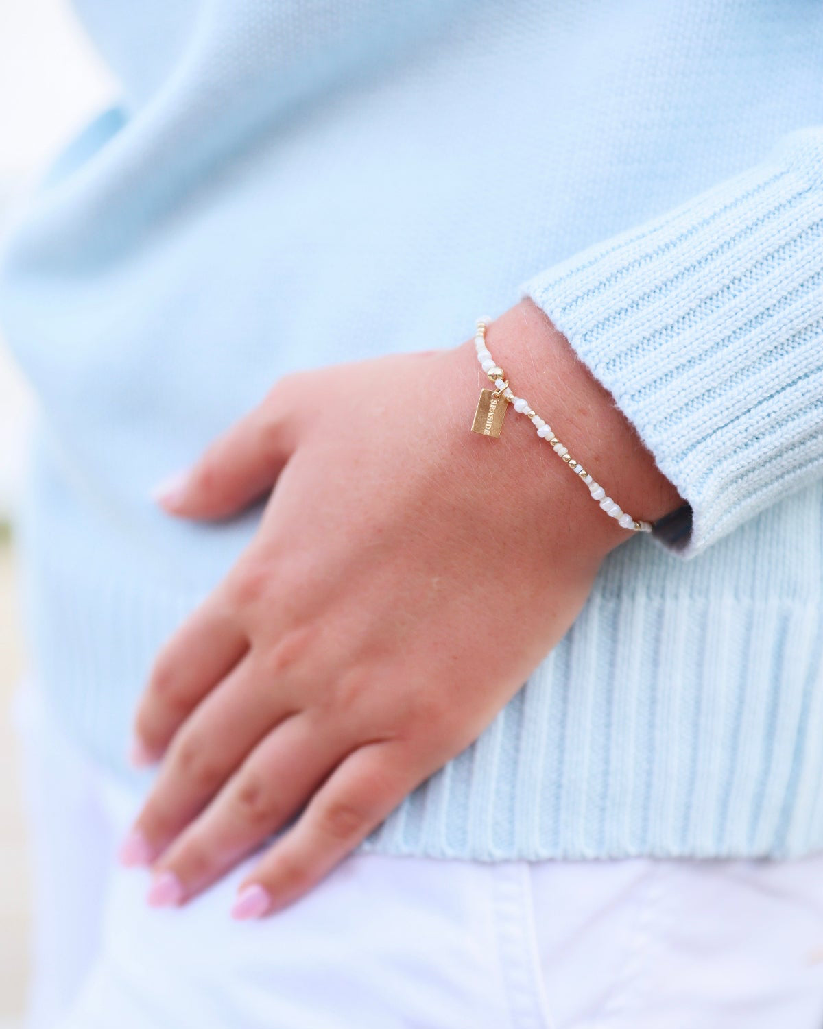 Enewton Hope Unwritten Seaside Tag Bracelet - Call Me On My Shellphone