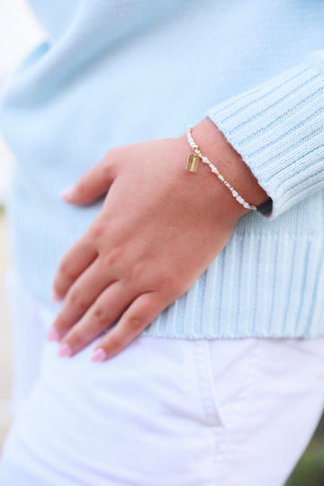 Enewton Hope Unwritten Seaside Tag Bracelet - Call Me On My Shellphone