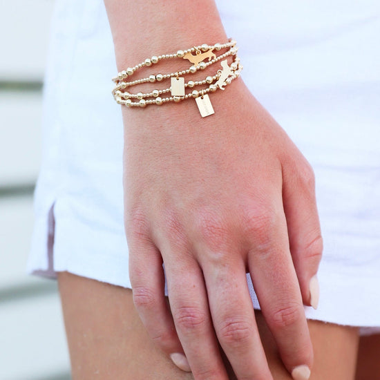 Enewton Hope Unwritten Seaside Tag Bracelet - Gold the Seaside Style 