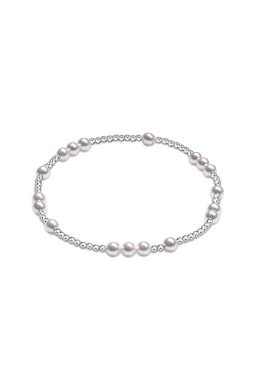 Enewton Hope Unwritten Sterling 4mm Bead Bracelet - Pearl