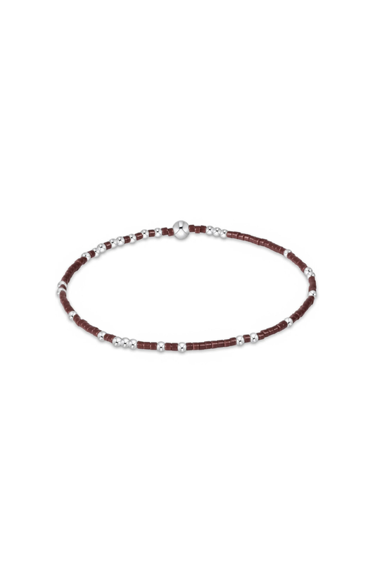 Enewton Hope Unwritten Sterling Bracelet - Chocolate