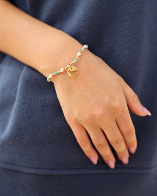 Enewton Pearl Sincerity 4mm Seaside Tag Gem Bracelet Amazonite Seaside Florida 30A The Seaside Style
