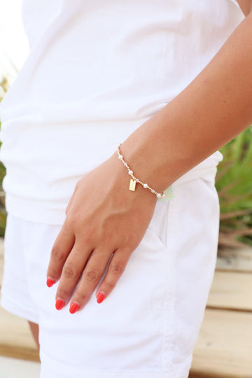 Enewton Pearl Sincerity Seaside Tag Bracelet - Pink Opal