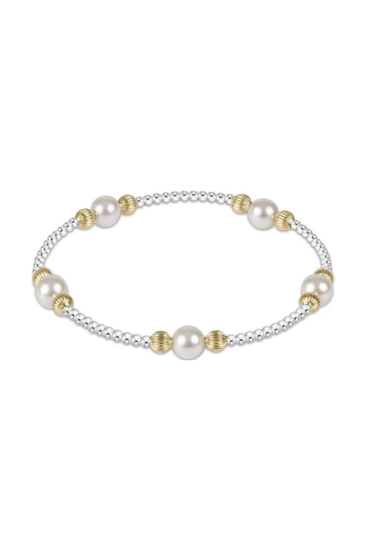 Enewton Purpose Dignity Pearl 6mm Bead Bracelet - Mixed Metal