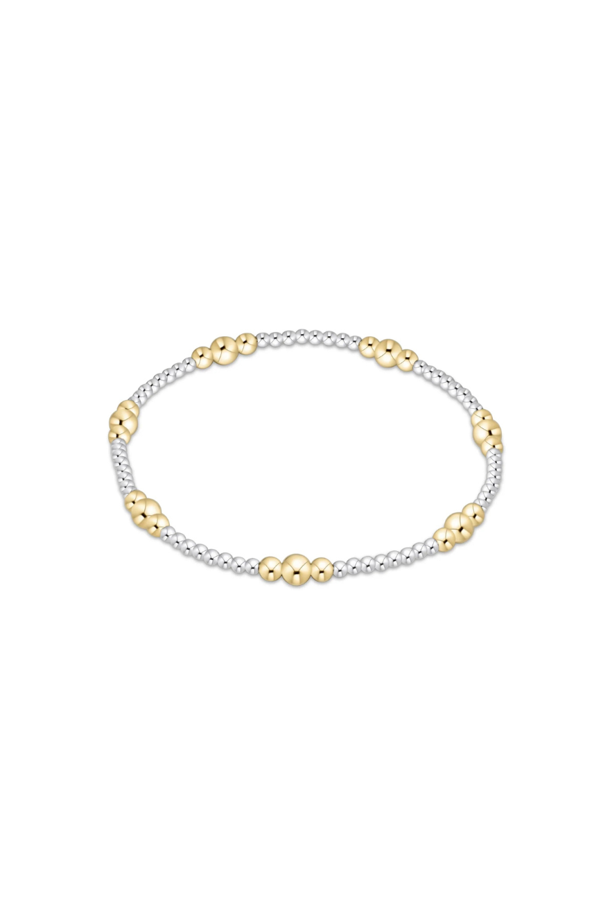 Enewton Purpose Gold 4mm Bead Bracelet - Mixed Metal