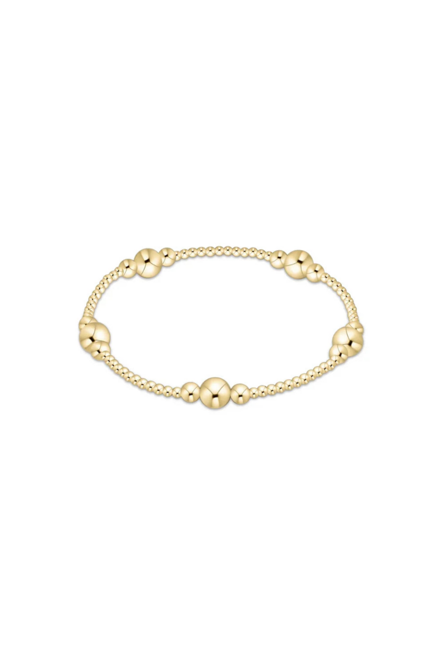 Enewton Purpose Gold 6mm Bead Bracelet