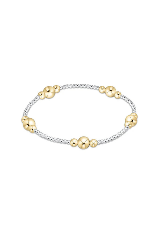 Enewton Purpose Gold 6mm Bead Bracelet - Mixed Metal