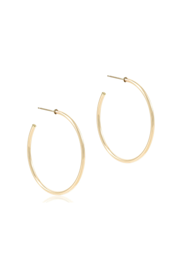 Enewton Round Gold 1.75" Post Hoop - 2mm - Smooth