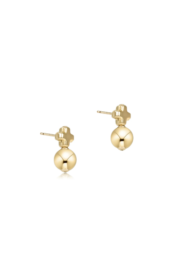 Enewton Signature Cross Small Gold Stud - Classic Gold