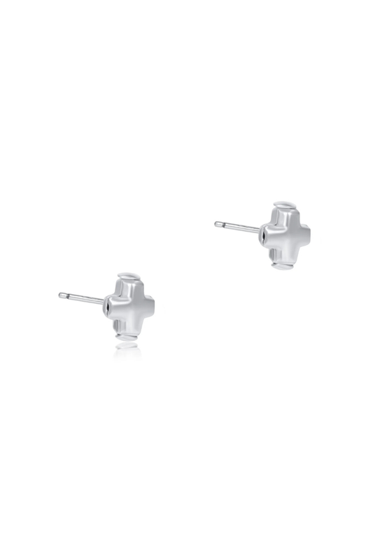 Enewton Signature Cross Small Sterling Stud - Sterling