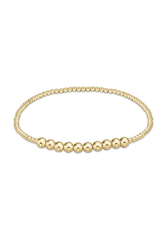 Enewton Classic Gold Beaded Bliss 2mm Bead Bracelet - 4mm Gold