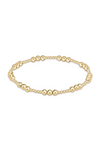 Enewton Classic Joy Pattern 4mm Bead Bracelet - Gold