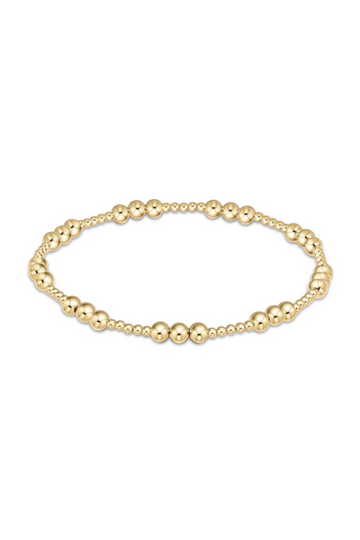 Enewton Classic Joy Pattern 4mm Bead Bracelet - Gold
