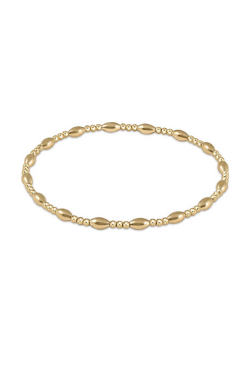 Enewton Harmony Sincerity Pattern 2mm Bead Bracelet - Gold