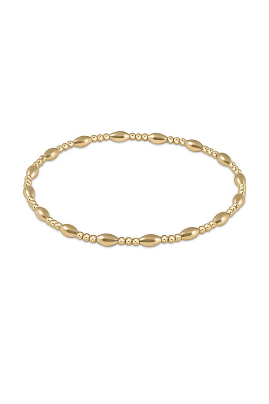 Enewton Harmony Sincerity Pattern 2mm Bead Bracelet - Gold