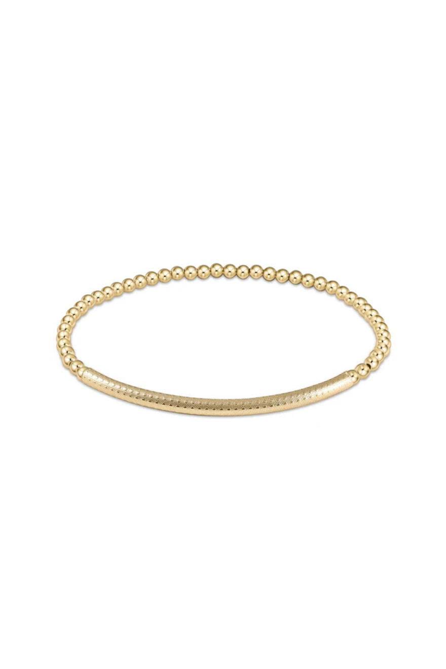Enewton Bliss Bar Textured Gold Bracelet