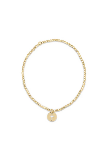 Enewton Classic Gold 2mm Bead Bracelet - Blessed Small Gold Disc