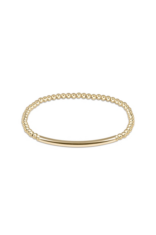 Enewton Classic Gold 3mm Bead Bracelet - Bliss Bar Smooth