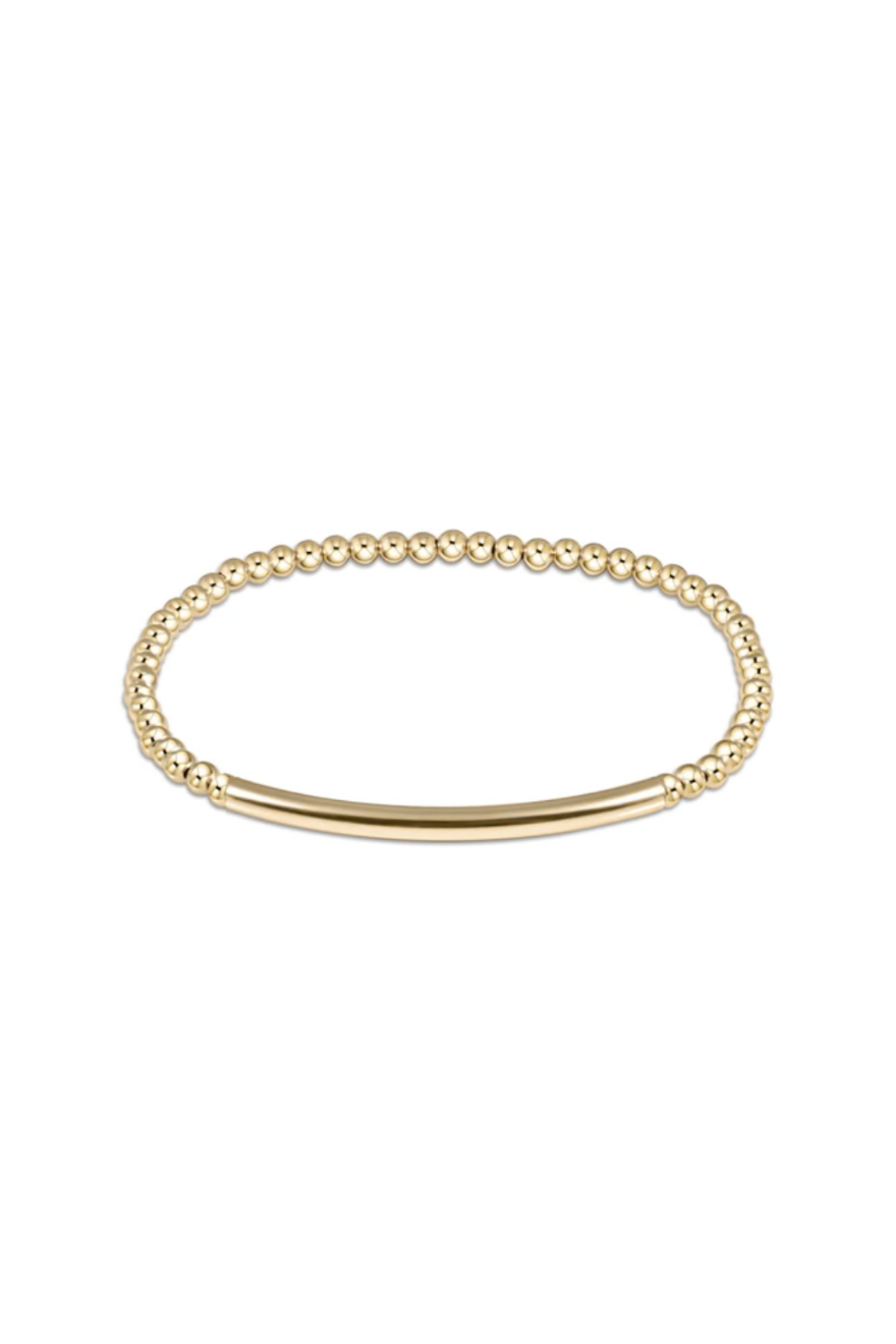 Enewton Classic Gold 3mm Bead Bracelet - Bliss Bar Smooth