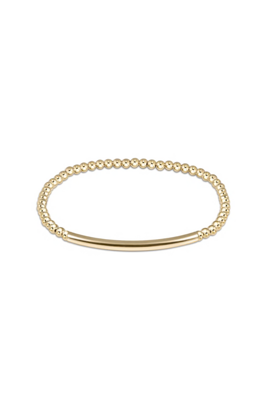 Enewton Classic Gold 3mm Bead Bracelet - Bliss Bar Smooth