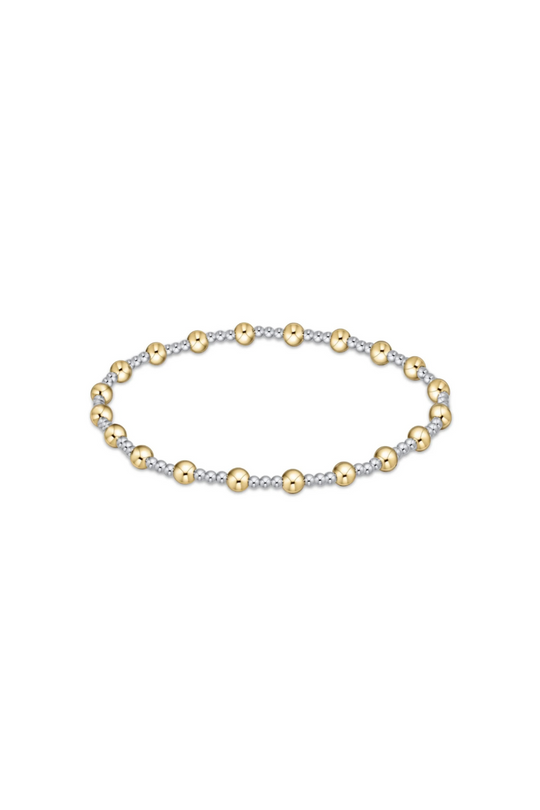 Enewton Classic Sincerity Pattern 4mm Bead Bracelet - Mixed Metal