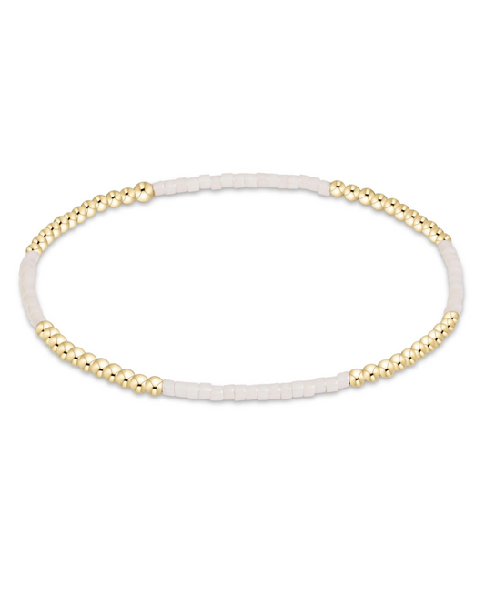 Enewton hope blissful bracelet - milkshake cabana the seaside style 30a white 