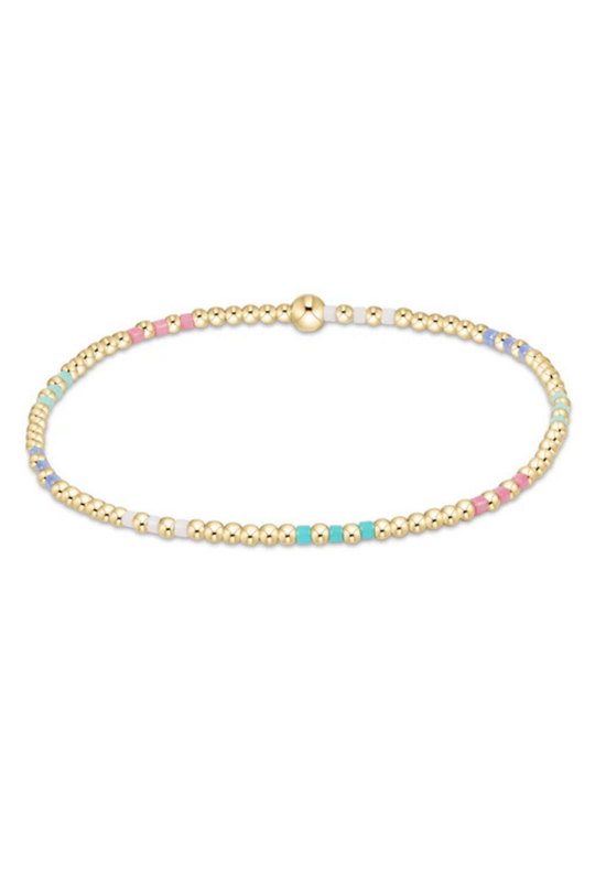 Enewton Hope Joy Pattern 2mm Bead Bracelet - Hot Mess