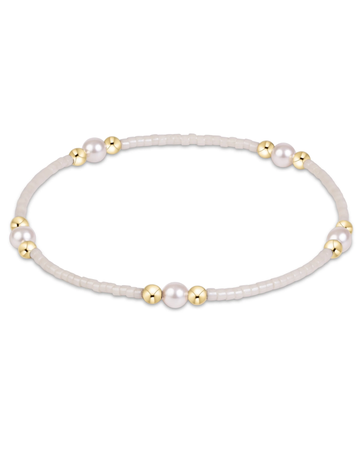 Enewton hope purpose pearl bracelet - milkshake cabana the seaside style 30a white 