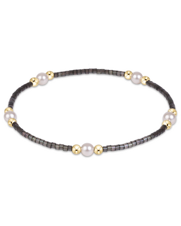 Enewton hope purpose pearl bracelet - moonlight cabana the seaside style 30a black 