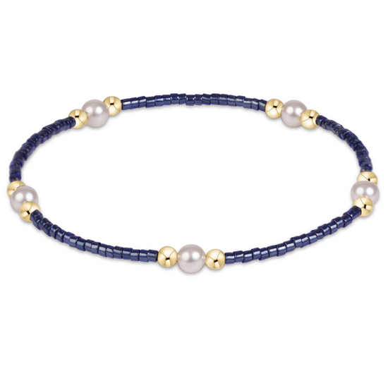 Enewton hope purpose pearl bracelet - navy cabana the seaside style 30a navy 