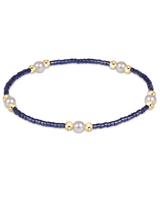 Enewton hope purpose pearl bracelet - navy cabana the seaside style 30a navy 