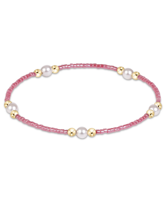 Enewton hope purpose pearl bracelet - pink champagne cabana the seaside style 30a pink 