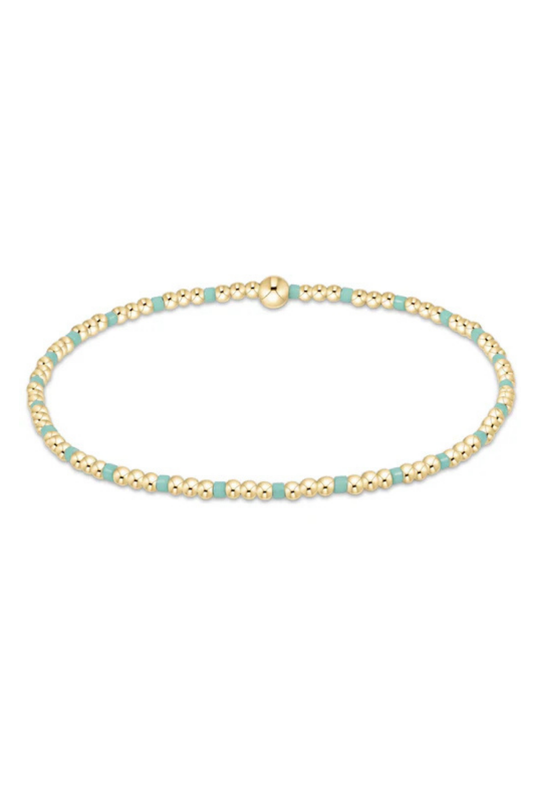 Enewton Hope Sincerity Pattern 2mm Bead Bracelet - Mint