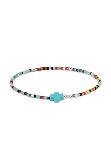 Enewton Hope Unwritten Sterling Signature Cross Bracelet - Hot Mess