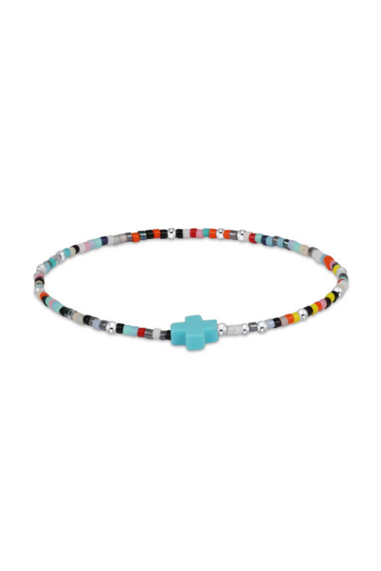 Enewton Hope Unwritten Sterling Signature Cross Bracelet - Hot Mess