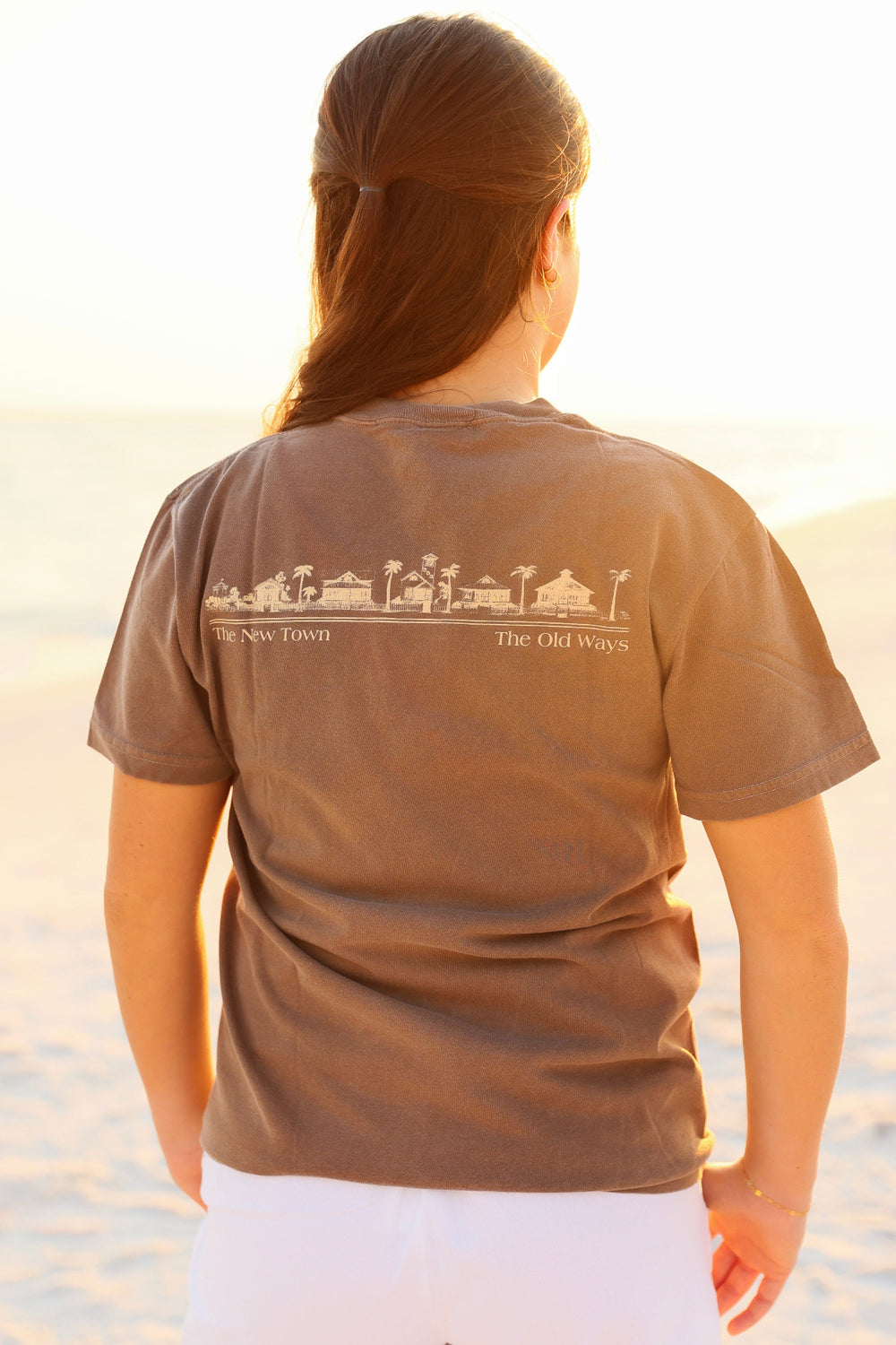 Espresso Brown Shortsleeve Unisex Seaside Tee The Seaside Style 