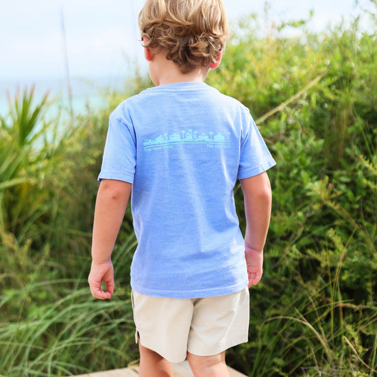 Florida Blue Periwinkle Baby + Toddler Seaside Tee