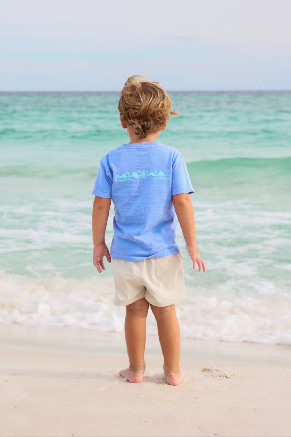 Florida Blue periwinkle Baby + Toddler Seaside Tee