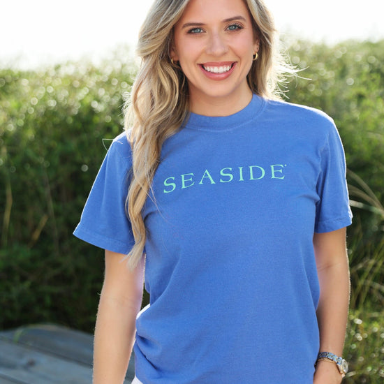 Florida Blue Periwinkle Purple Shortsleeve Unisex Seaside Tee