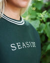 Forest Green Seaside College Crewneck The Seaside Style 30a