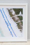 Gray Malin Seaside Blue Umbrella Aerial