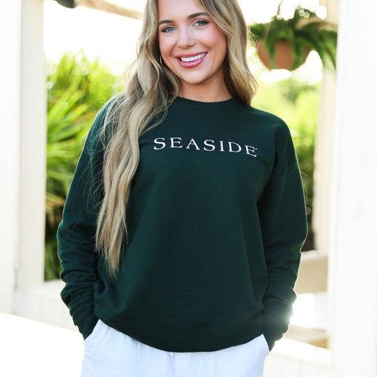 Green Lightweight Unisex Seaside Sweatshirt
