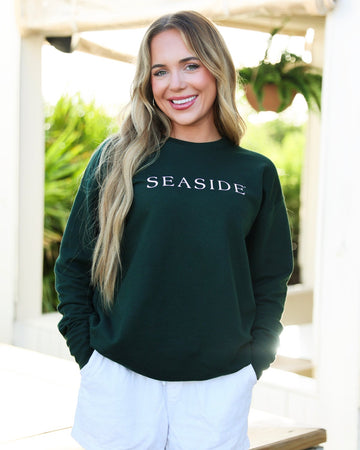 Green Lightweight Unisex Seaside Sweatshirt